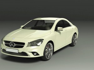merceds-benz cla-class 2013 3D Model