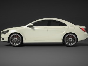 merceds-benz cla-class 2013 3D Model
