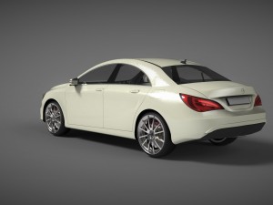 merceds-benz cla-class 2013 3D Model