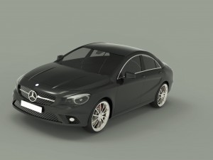 merceds-benz cla-class 2013 3D Model