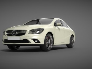 merceds-benz cla-class 2013 3D Model