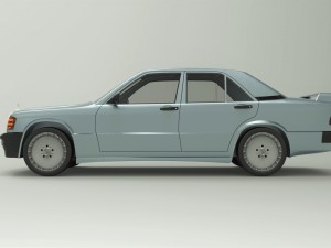mercedes-benz 190e 1990 Modelo 3D