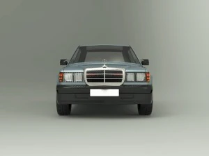 mercedes-benz 190e 1990 3D Model