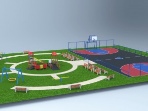 playground Modelo 3D