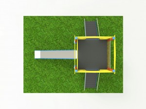 platform with slide oktopod Modelo 3D