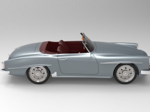 mercedes-benz 190 sl Modello 3D