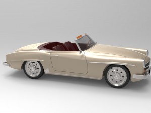 mercedes-benz 190 sl Modello 3D