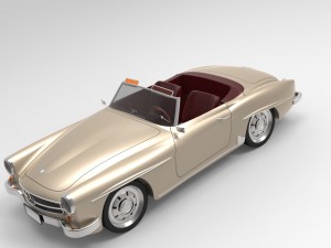 mercedes-benz 190 sl Modello 3D
