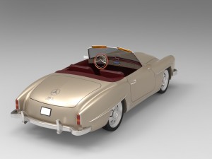 mercedes-benz 190 sl Modello 3D