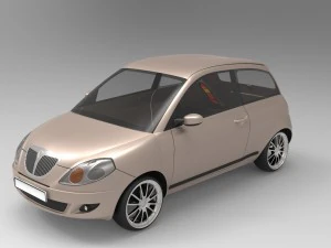 lancia ypsilon 3D Model