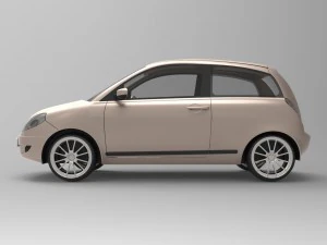 lancia ypsilon 3D Model