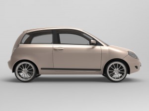 lancia ypsilon Modelo 3D