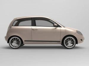 lancia ypsilon 3D Model