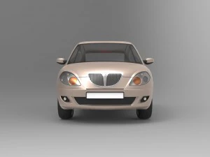 lancia ypsilon 3D Model