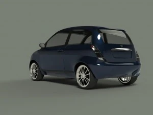 lancia ypsilon 3D Model