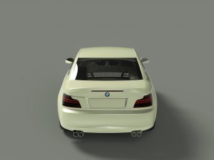 bmw 1 series coupe 2008 Modèle 3D