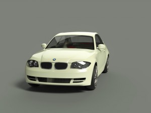 bmw 1 series coupe 2008 Modèle 3D