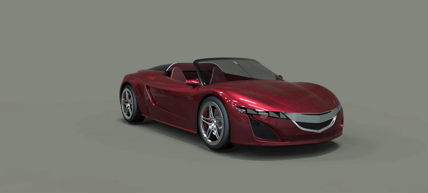 mobil konsep Model 3D .c4d .max .obj .3ds .fbx .stl .blend 