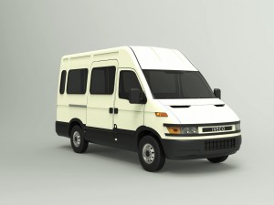 iveco daily 50c17 minibus Modelo 3D