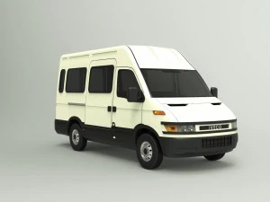 iveco dagelijkse 50c17 minibus 3D Model