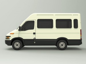 iveco daily 50c17 minibus 3D Model