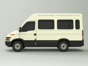 iveco daily 50c17 minibus 3D Model