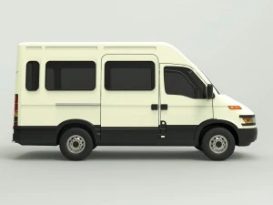 iveco daily 50c17 minibus 3D Model