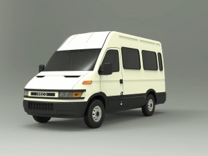iveco daily 50c17 minibus 3D Model