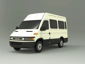 iveco daily 50c17 minibus 3D Model