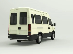 iveco daily 50c17 minibus 3D Model