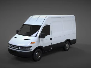iveco g&uuml;nl&uuml;k minib&uuml;s 3D Model