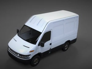 iveco g&uuml;nl&uuml;k minib&uuml;s 3D Model