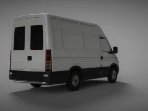 iveco g&uuml;nl&uuml;k minib&uuml;s 3D Model
