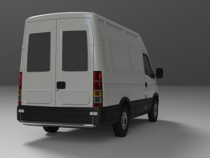 iveco daily van 3D Model