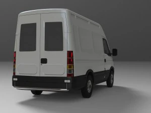 iveco g&uuml;nl&uuml;k minib&uuml;s 3D Model