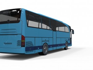 Mercedes travego bus 3D Model