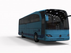 Mercedes travego bus 3D Model