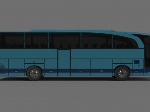 Mercedes travego bus 3D Model