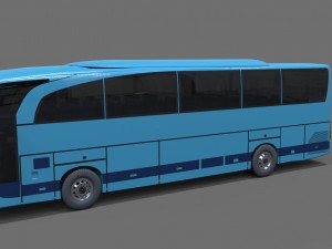 Mercedes travego bus 3D Model
