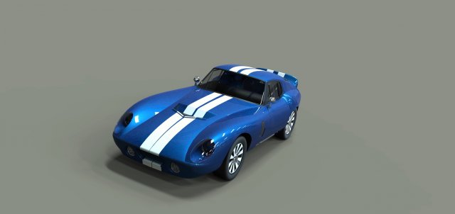 shelby daytona cobra coupe 3Dモデル .c4d .max .obj .3ds .fbx .stl .blend 