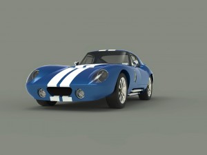 shelby daytona cobra coupe 3Dモデル
