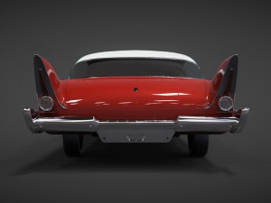 plymouth fury sport 1958 christine Modelo 3D