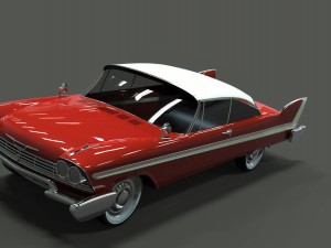 plymouth fury sport 1958 christine 3D Model