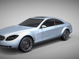 mercedes benz cl 500 2007 Modèle 3D