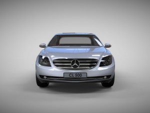 mercedes benz cl 500 2007 3D Modell
