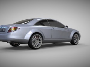 mercedes benz cl 500 2007 3D Modell