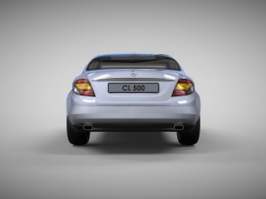 mercedes benz cl 500 2007 3D Modell