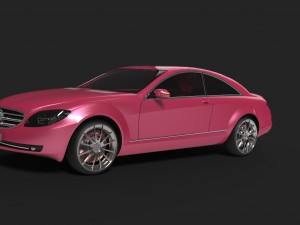 mercedes benz cl 500 2007 3D Modell
