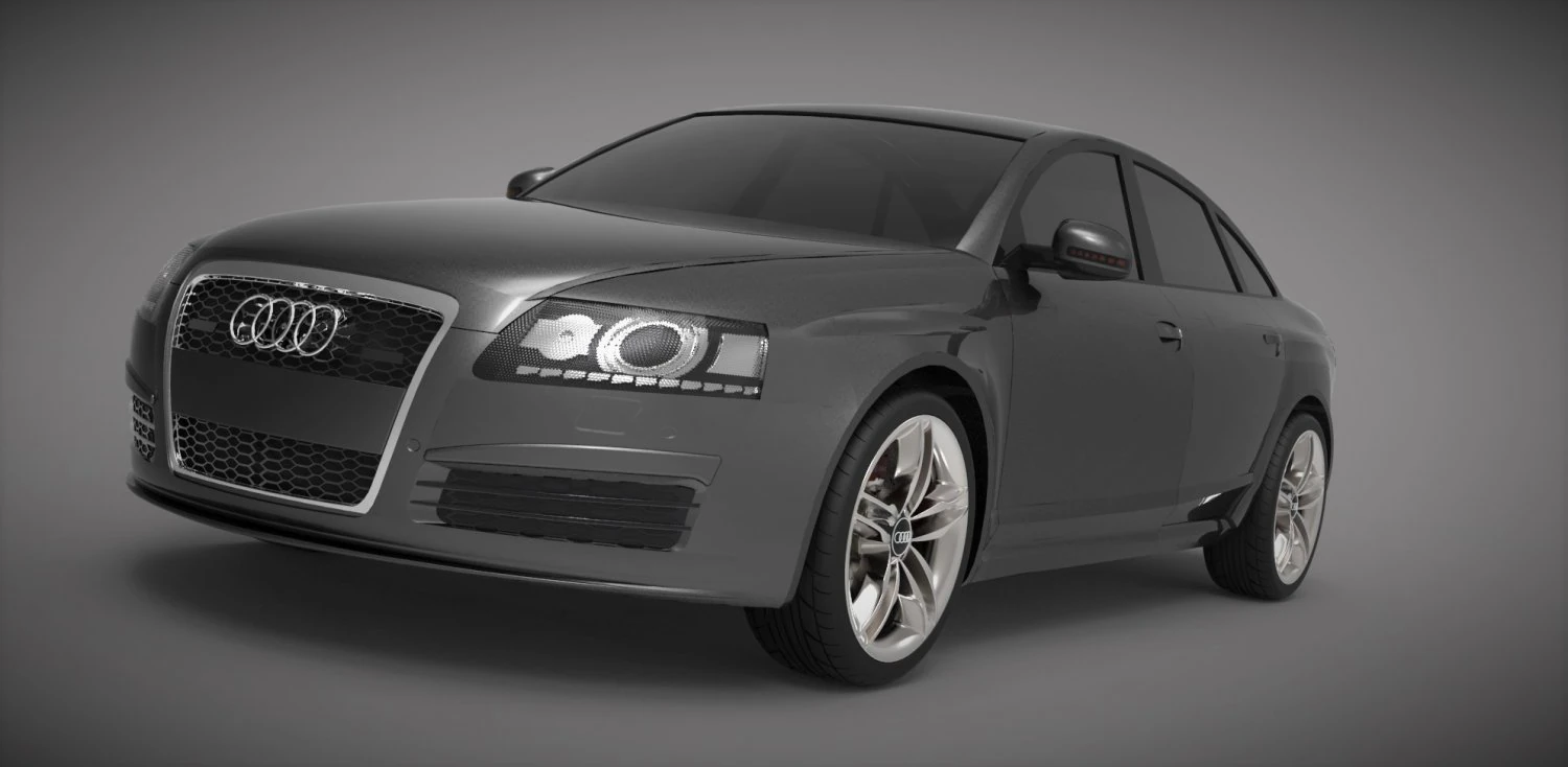 audi r6 Model 3D .c4d .max .obj .3ds .fbx .stl .blend 