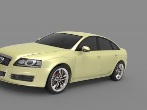 audi r6 3D Model